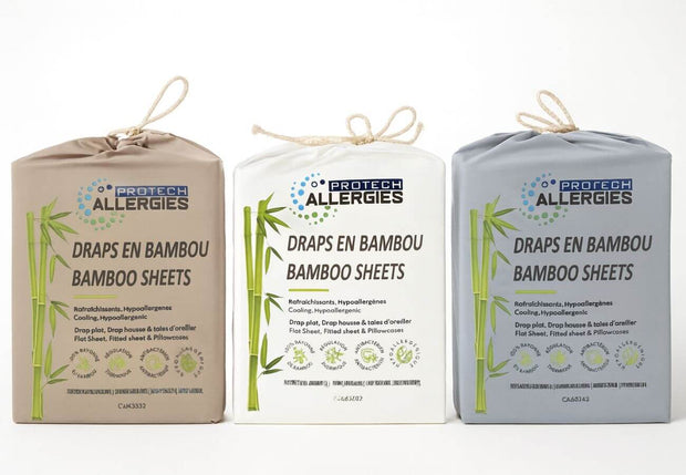 draps bambou hypoallergenes