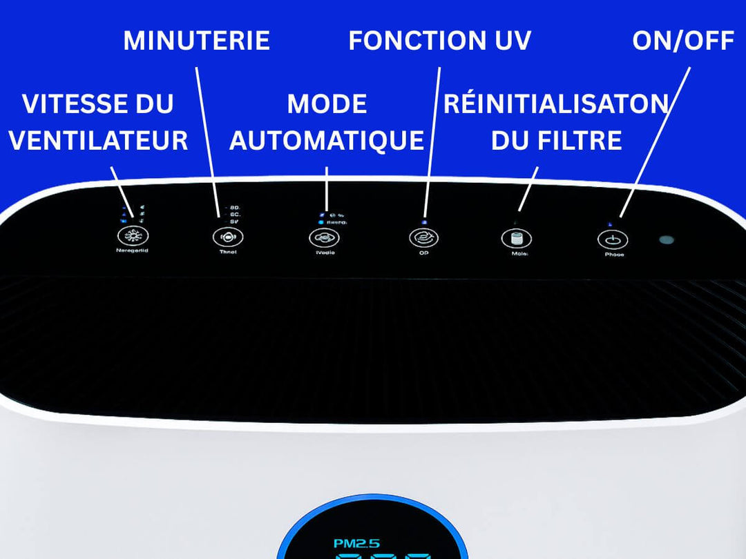Filtre Climatiseur PATIKIL 12,6 X 10,83 Pouces - Écran Plastique + Mousse - Bleu Ou Noir - Pour HVAC