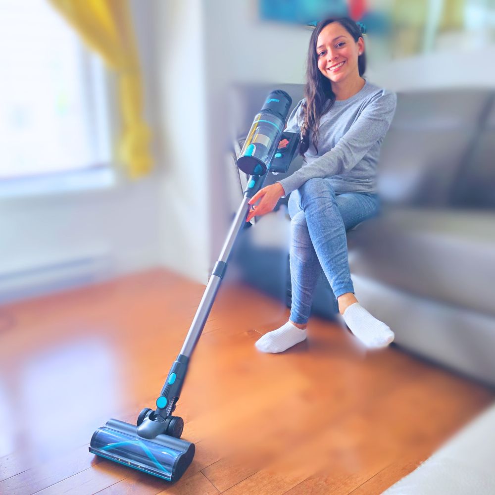 Aspirateur sans fil ASPRA avec filtre HEPA - lger et puissant  Protech  Allergies