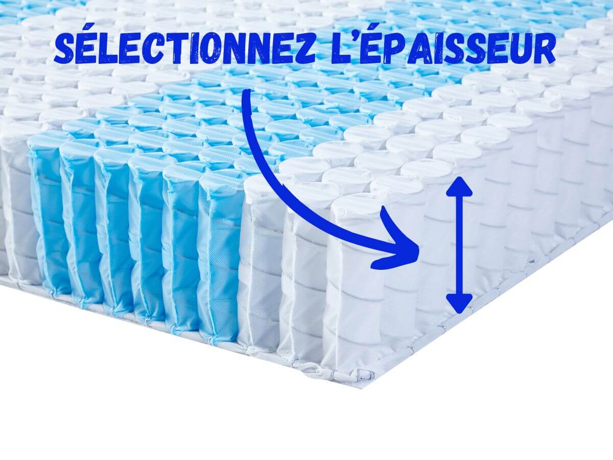 Twin size box spring mattress cover (39'' x 75'') Protech Allergies